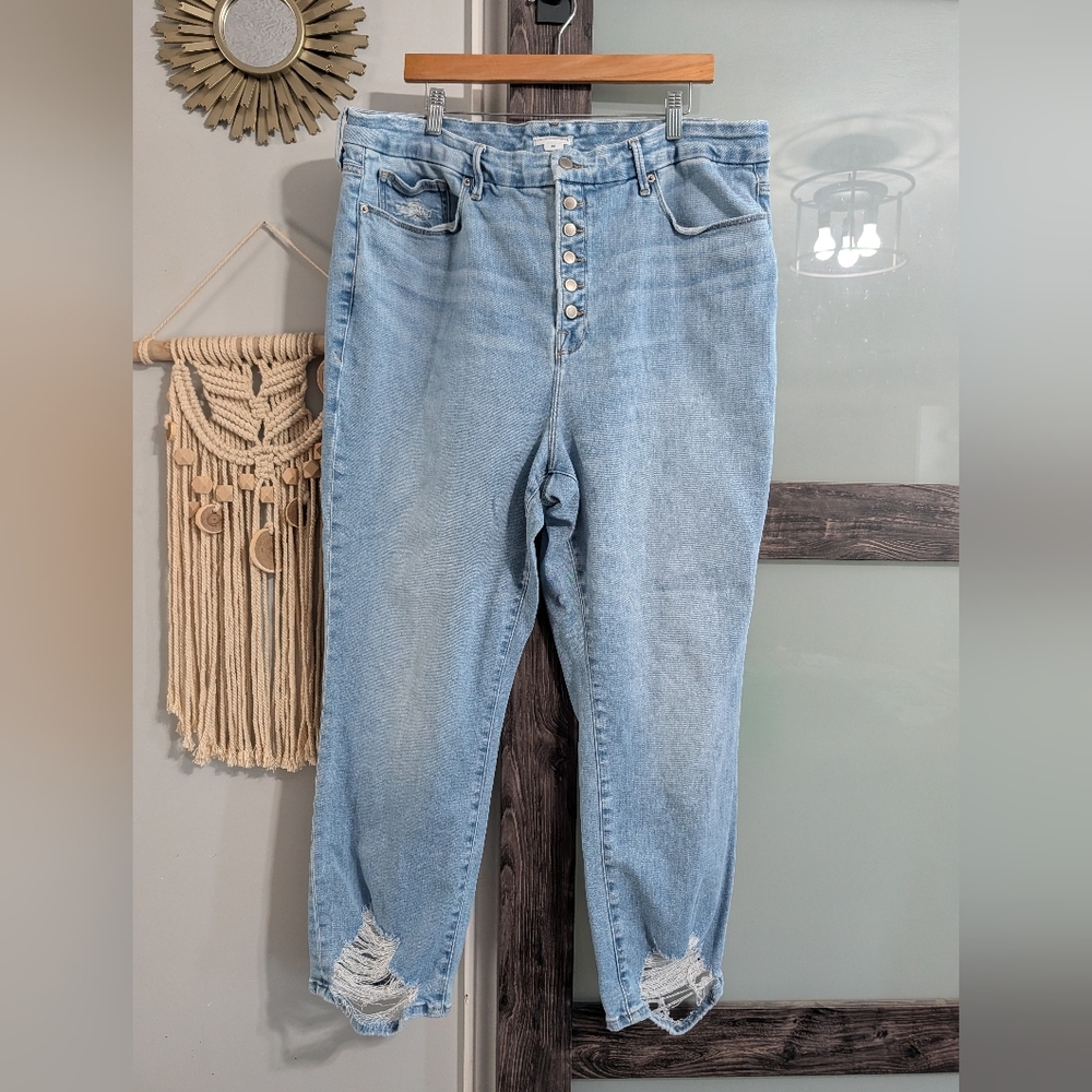 Good American Good legs straight Indigo Plus Size 22